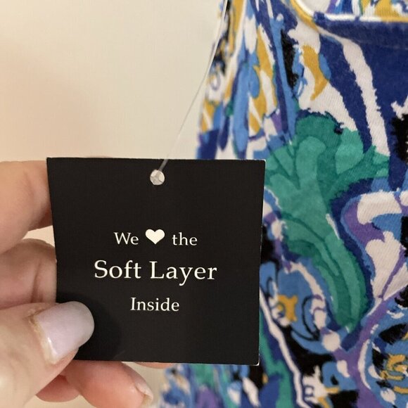 Ellen Tracy Women's Floral Maxi Dress Size S Halter Shark Bite Hem Stretch Boho - Picture 15 of 16